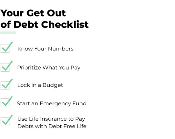 Get Out of Debt Checklist